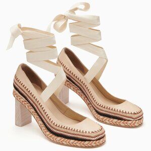 Ulla Johnson The Faustine Crochet Heel, Size 7